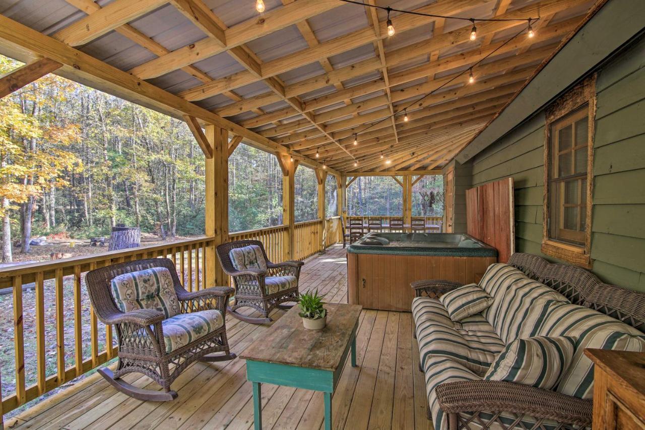 הוילה Sautee Nacoochee 5-Acre North Georgia Mountain Retreat With Creek! מראה חיצוני תמונה