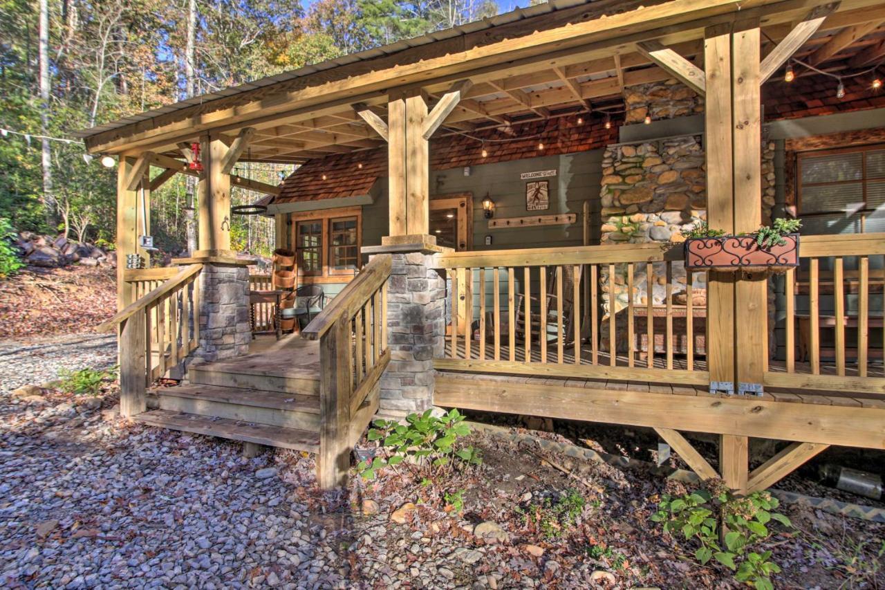 הוילה Sautee Nacoochee 5-Acre North Georgia Mountain Retreat With Creek! מראה חיצוני תמונה
