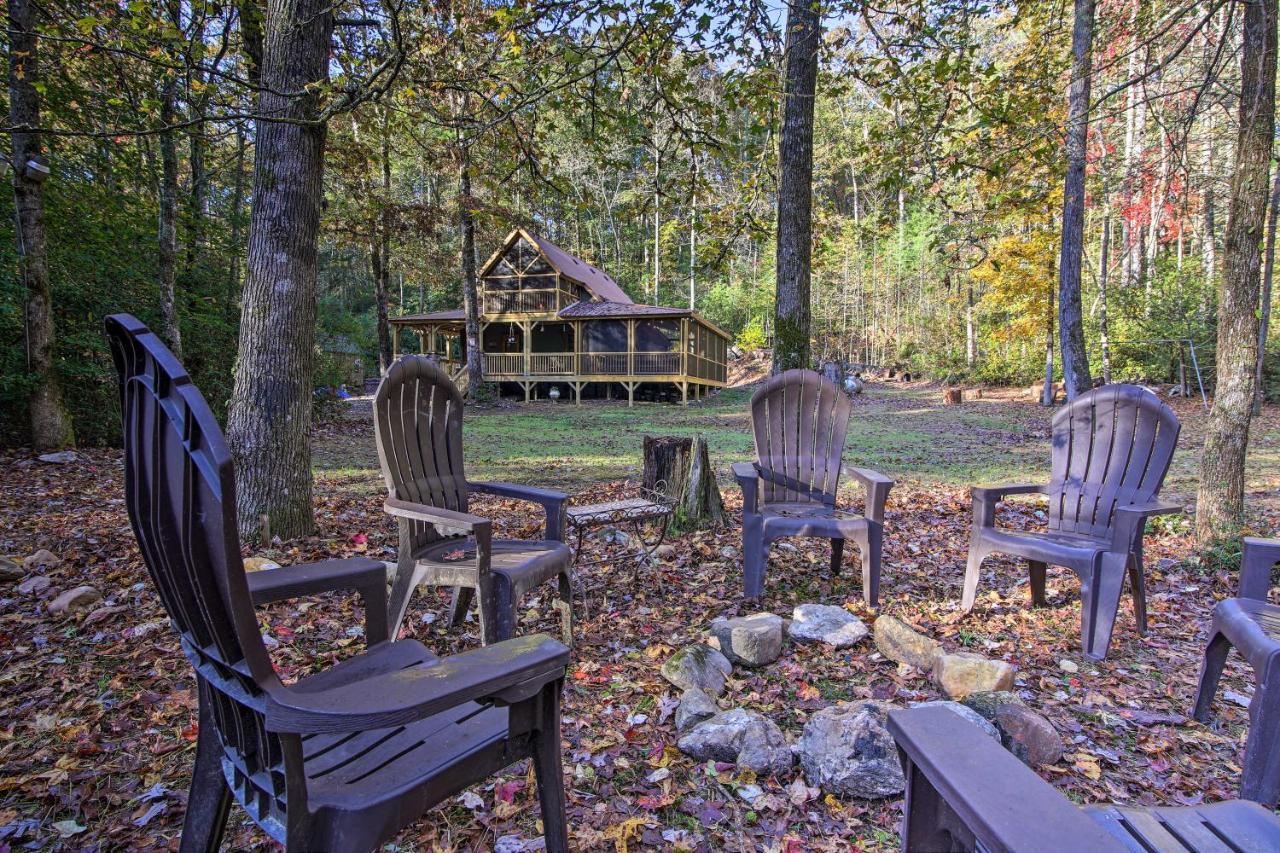 הוילה Sautee Nacoochee 5-Acre North Georgia Mountain Retreat With Creek! מראה חיצוני תמונה