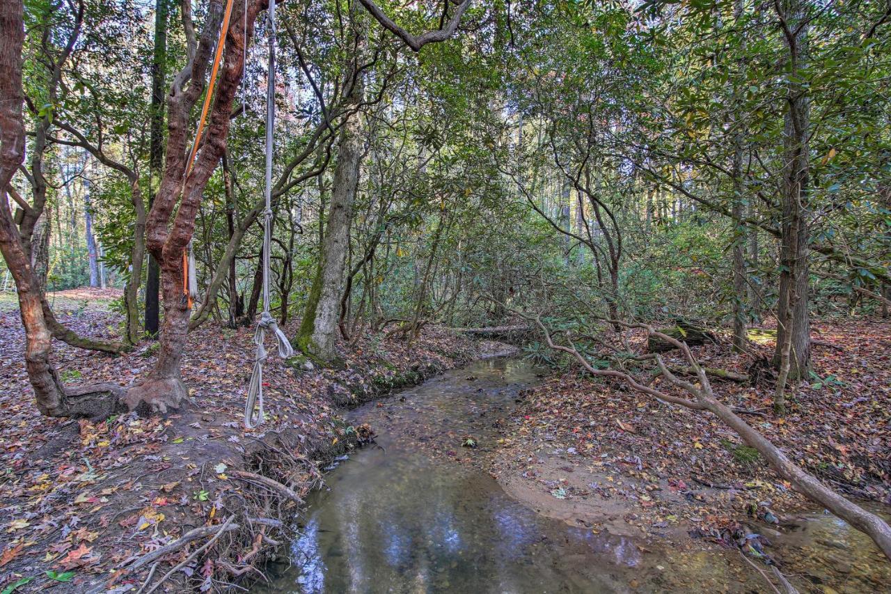הוילה Sautee Nacoochee 5-Acre North Georgia Mountain Retreat With Creek! מראה חיצוני תמונה