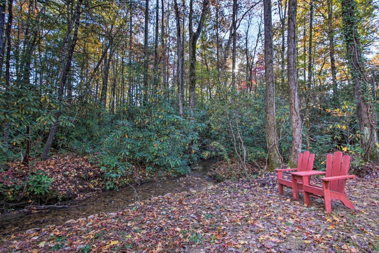הוילה Sautee Nacoochee 5-Acre North Georgia Mountain Retreat With Creek! מראה חיצוני תמונה