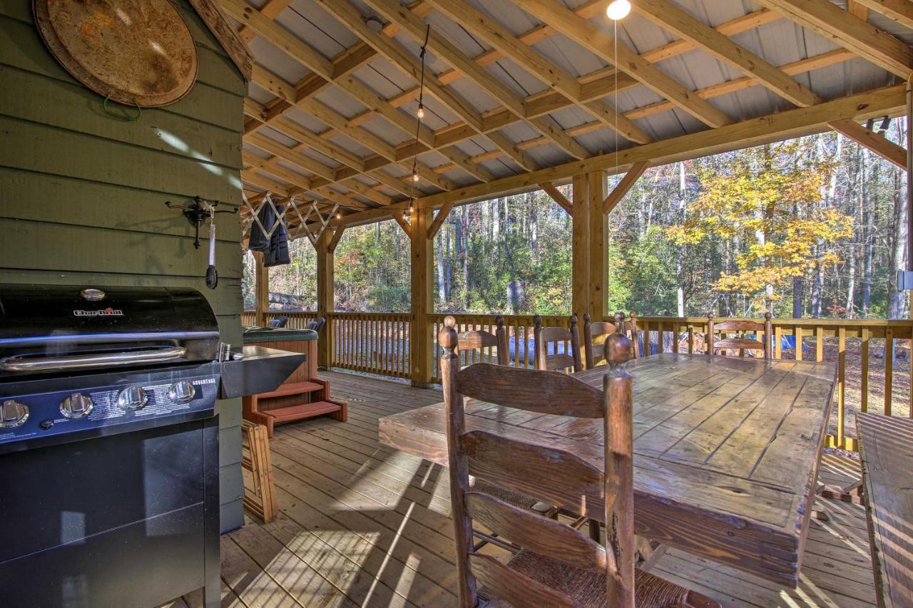 הוילה Sautee Nacoochee 5-Acre North Georgia Mountain Retreat With Creek! מראה חיצוני תמונה